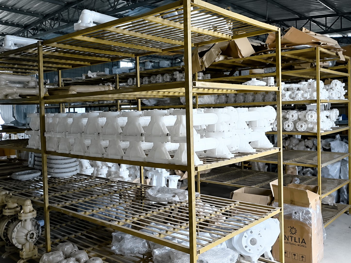AODD pump component store department and inventory management — Antlia Engineering Works